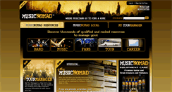 Desktop Screenshot of musicnomad.com